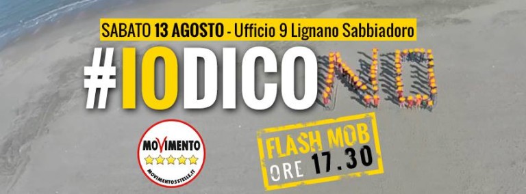 #IODICONO: FLASH MOB A LIGNANO SABBIADORO