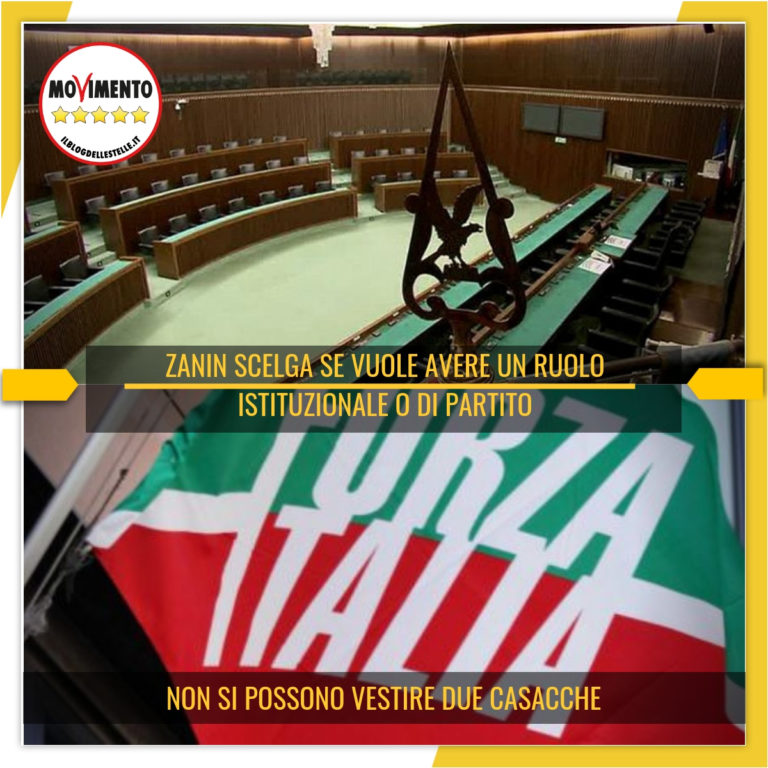 M5S Sergo – Ussai: “Zanin scelga”