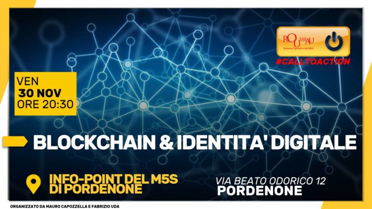 Incontro evento – Cos’è la blockchain?