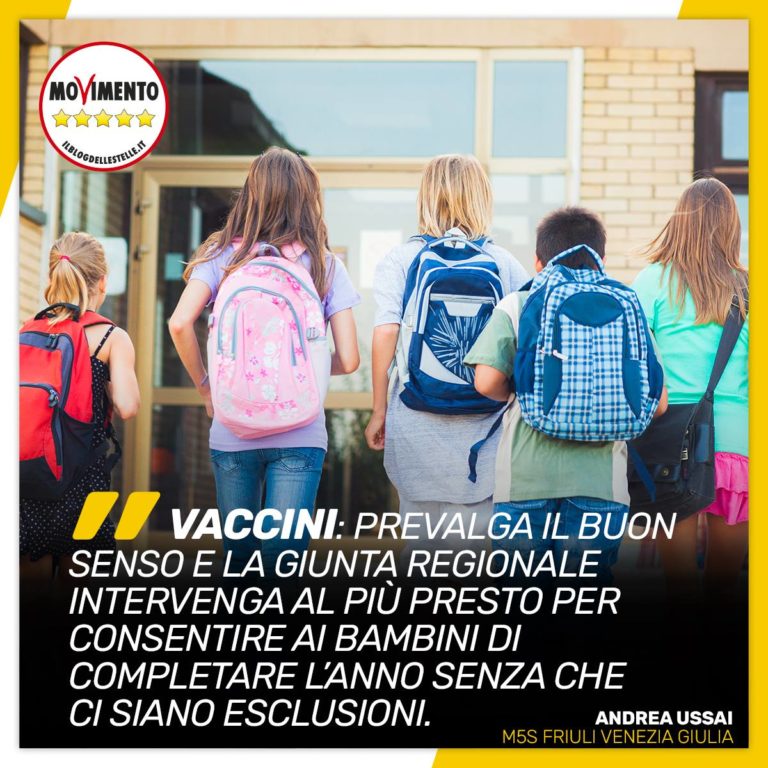 Vaccini, Giunta intervenga per evitare allontanamento bambini da scuole