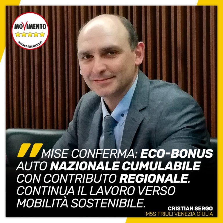 Il Mise conferma: eco-bonus auto nazionale cumulabile con contributo regionale