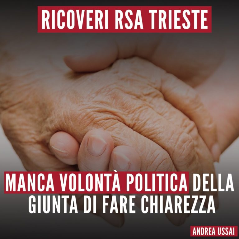 L’assessore Riccardi faccia chiarezza su ricoveri in Rsa