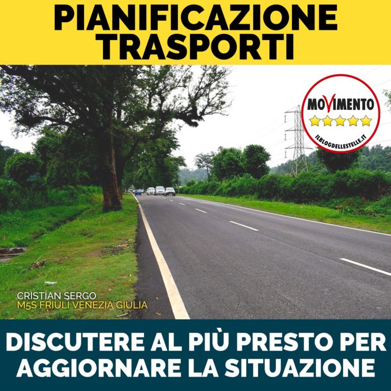 Discutere al più presto in Commissione su pianificazione trasporti