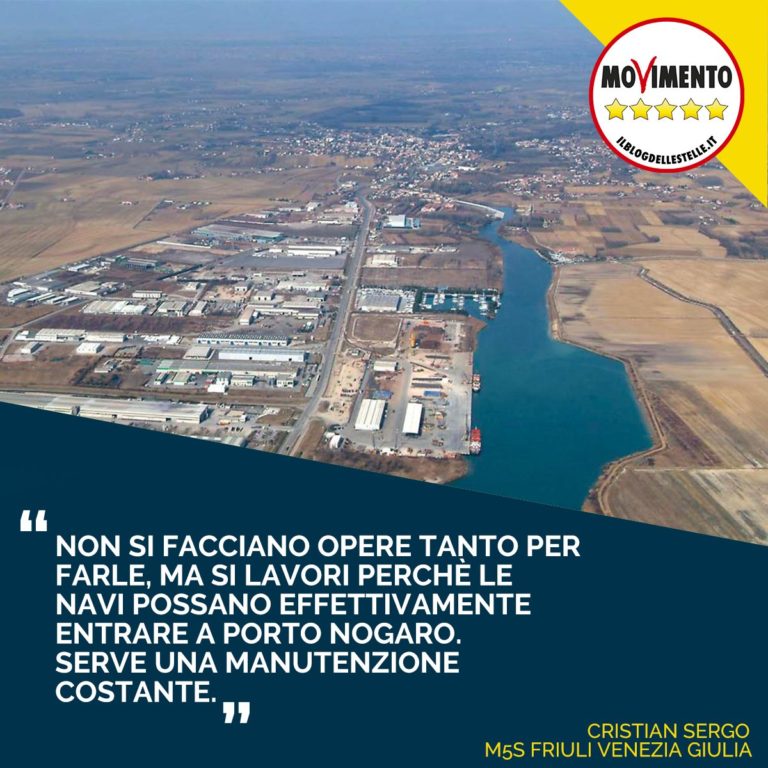 Porto Nogaro, no a scavi fini a sé stessi