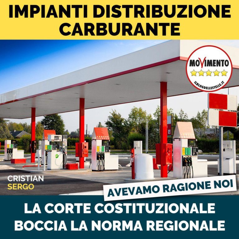 Corte Costituzionale boccia norma su impianti distribuzione carburanti