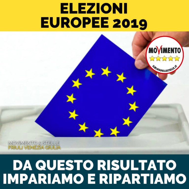 M5S Fvg: “Elezioni europee per noi negative ma da qui ripartiamo”