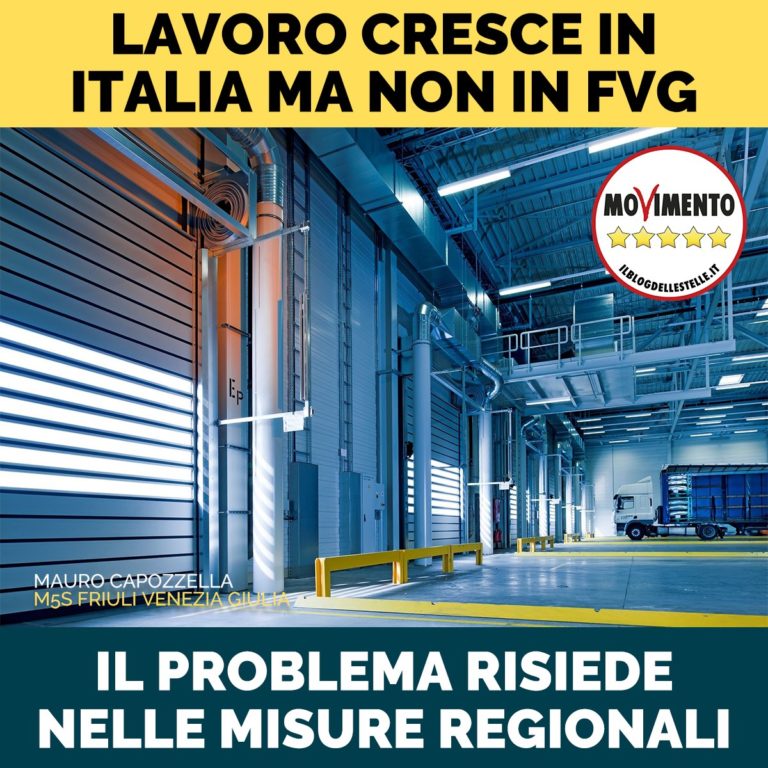 Lavoro cresce in Italia e nel Nordest ma non in Fvg