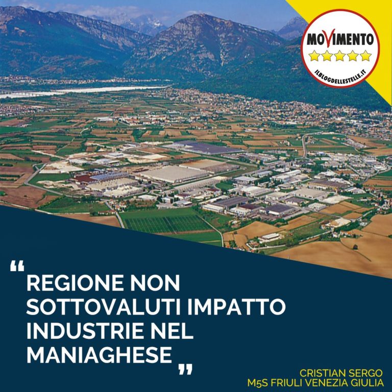 Regione non sottovaluti impatto industrie nel Maniaghese