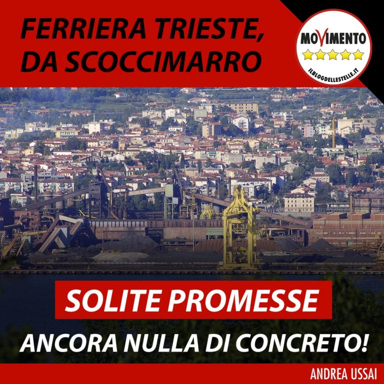 Ferriera, da Scoccimarro solite promesse ma nulla di concreto