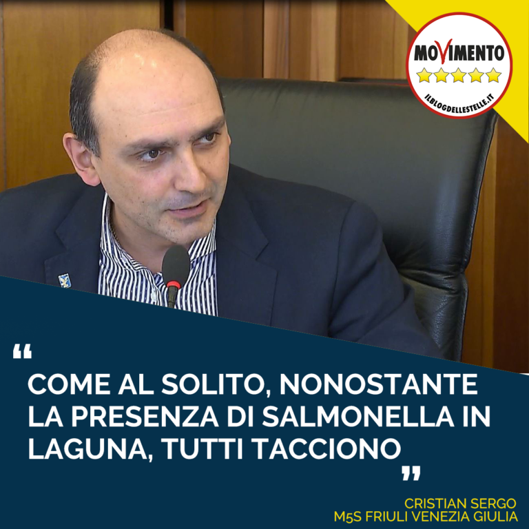 Come al solito, nonostante la presenza di salmonella in Laguna, tutti tacciono