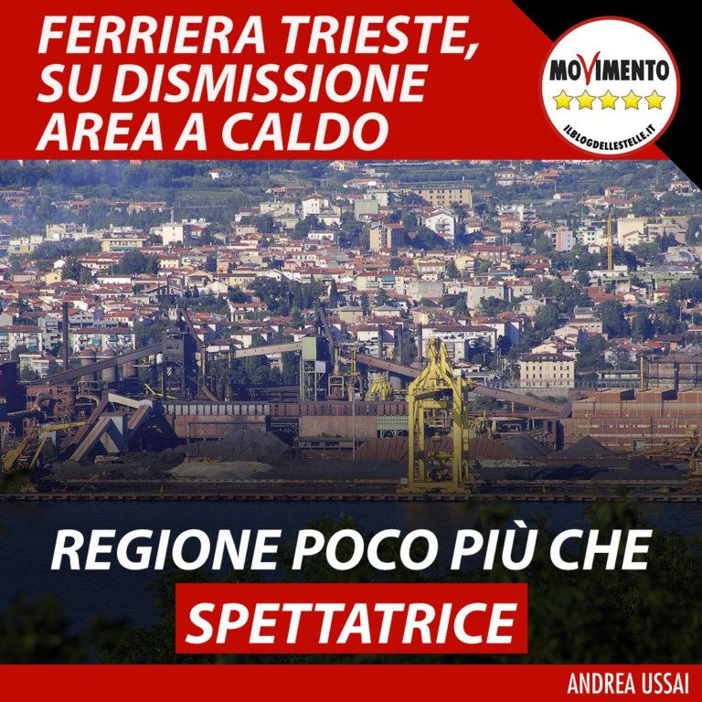 Ferriera, su dismissione area a caldo Regione poco più che spettatrice