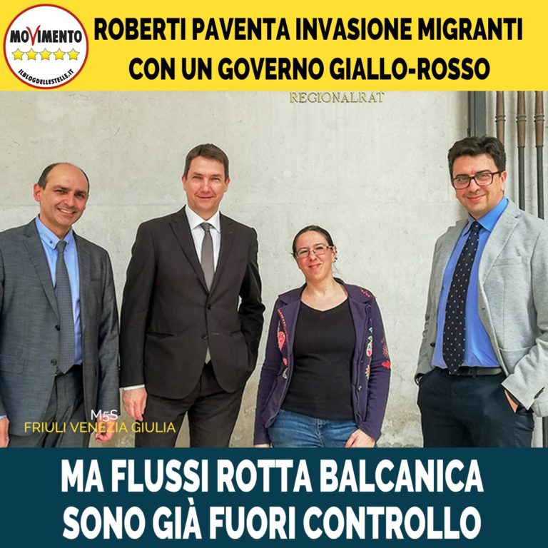 Roberti paventa invasione migranti con un Governo diverso ma flussi rotta balcanica già fuori controllo