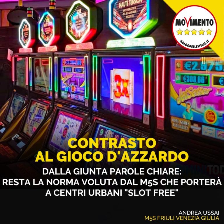 Dalla Giunta parole chiare su contrasto a gioco d’azzardo