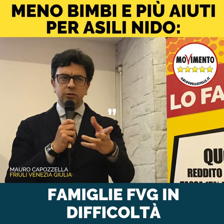 Meno bimbi e più aiuti per asili nido: famiglie Fvg in difficoltà