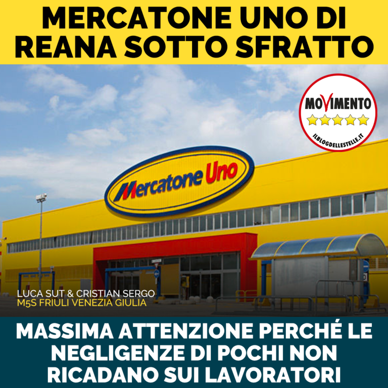 Massima attenzione per i lavoratori Mercatone di Reana del Rojale