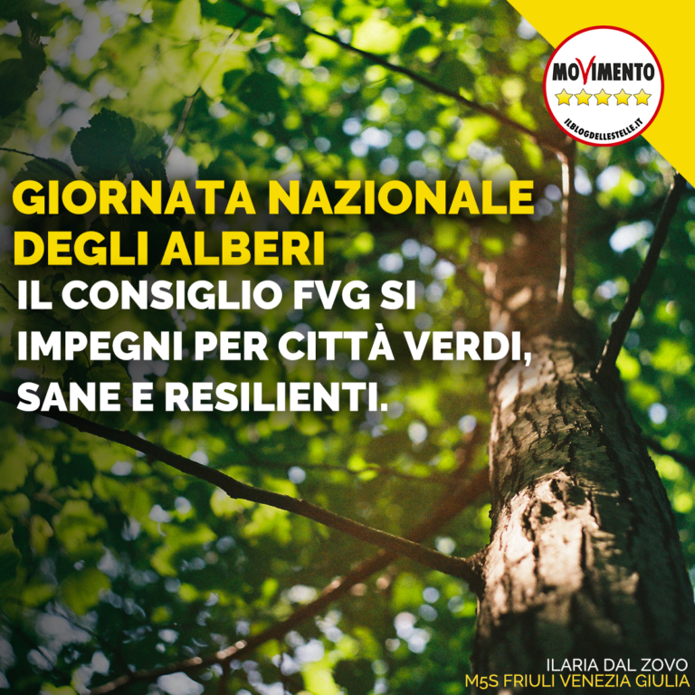 Consiglio si impegni per città verdi