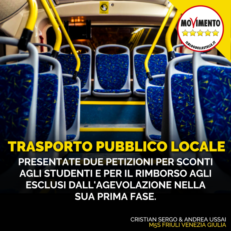 Presentate due petizioni su sconti per trasporto agli studenti