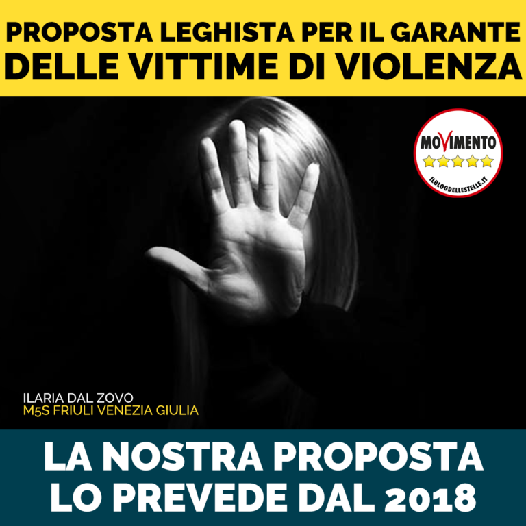 Nostra proposta di legge antiviolenza da luglio 2018