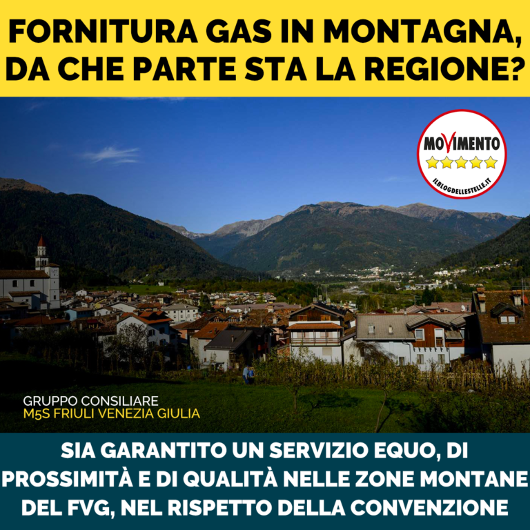 Fornitura gas in montagna, da che parte sta la Regione?