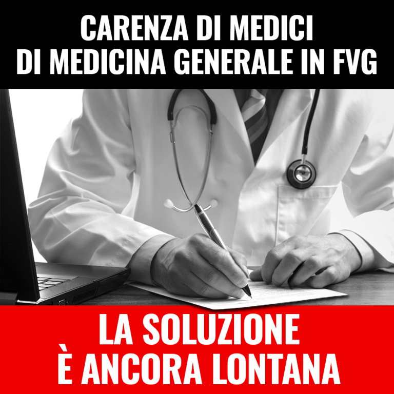 Carenza medici di base, soluzione ancora lontana