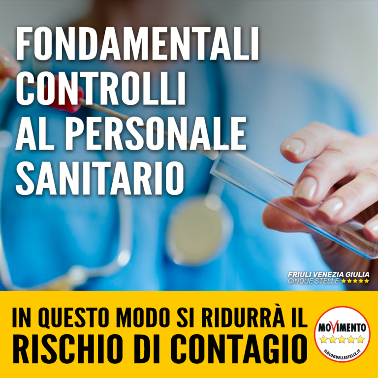 Fondamentali controlli su personale sanitario