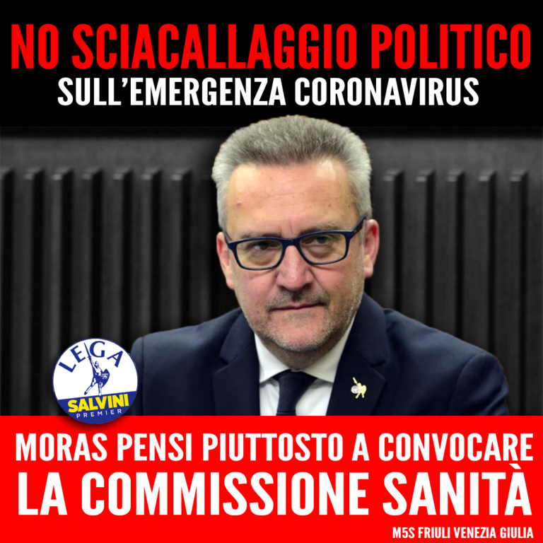 No a sciacallaggio politico su emergenza