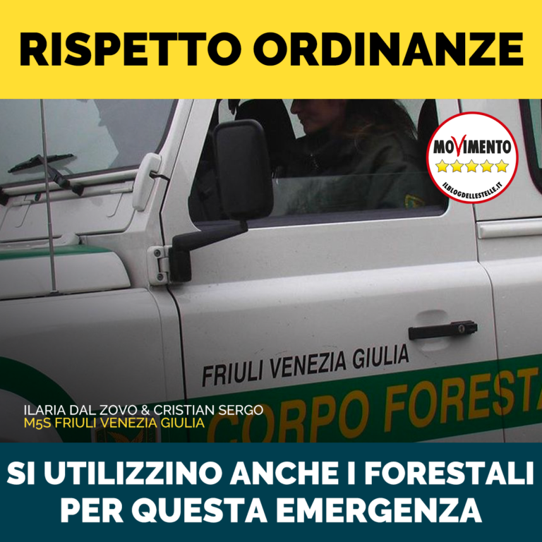 Utilizzare anche Corpo forestali per emergenza