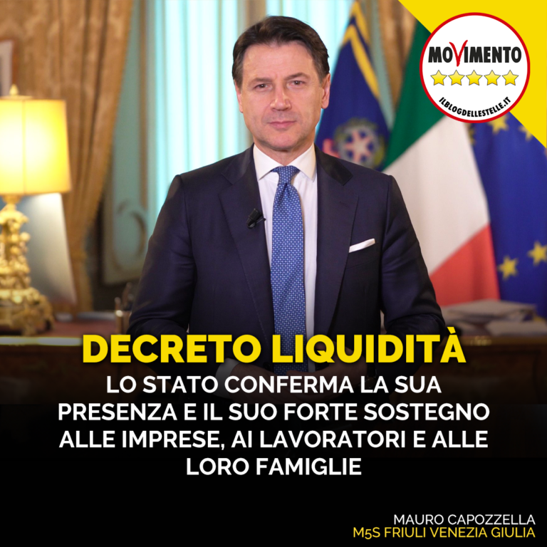 Decreto liquidità, Stato conferma la sua presenza