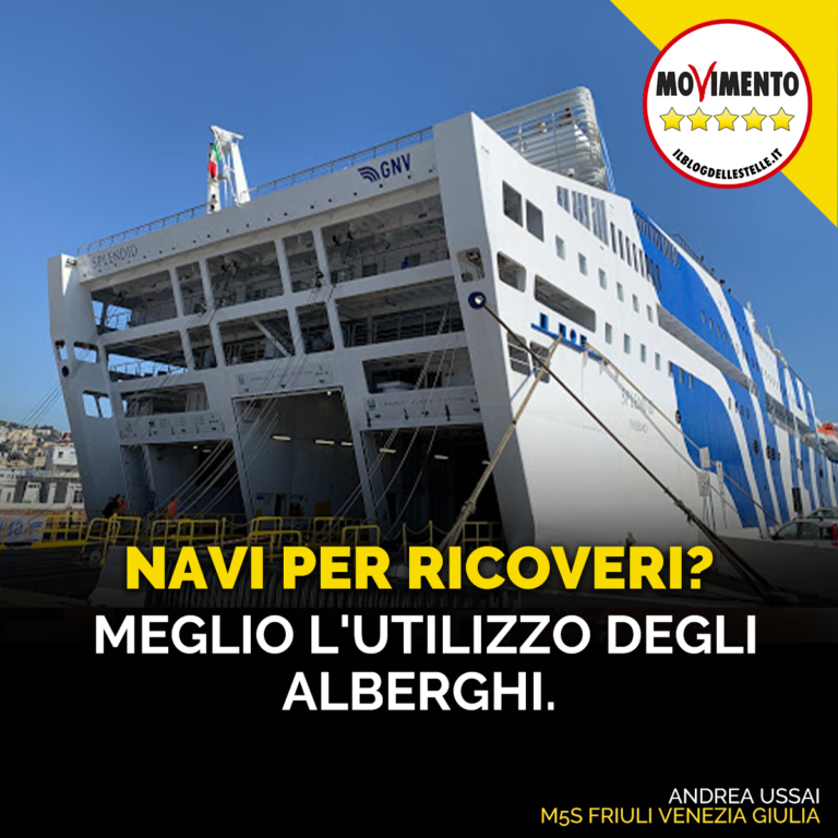 Navi per ricoveri, valutare benefici e utilizzo alberghi