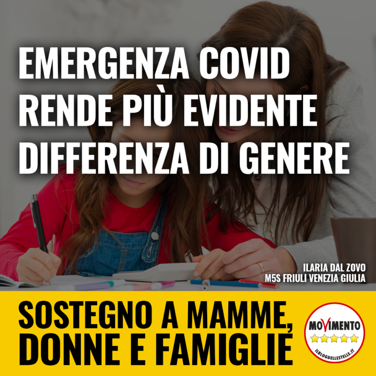 Covid rende ancora più evidente la differenza di genere