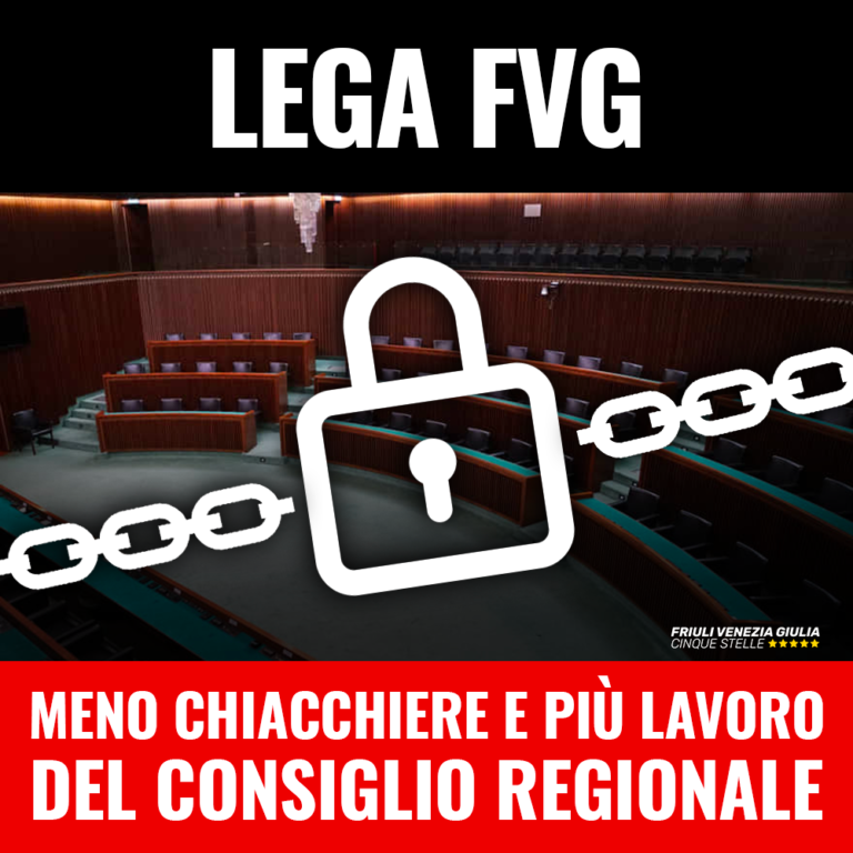 Lega, meno chiacchiere e più lavoro del Consiglio regionale