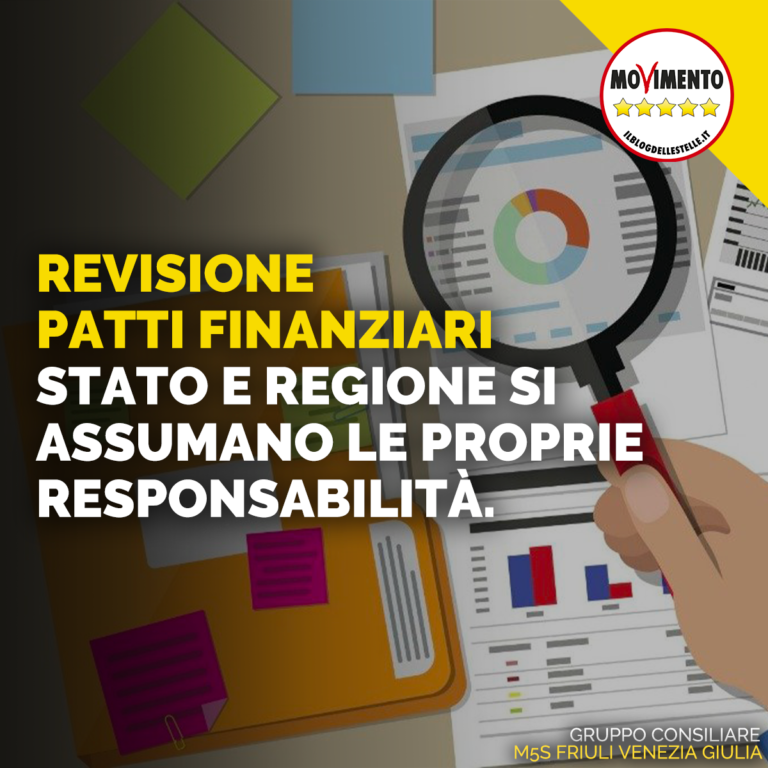 Revisione patti finanziari sia atto di responsabilità