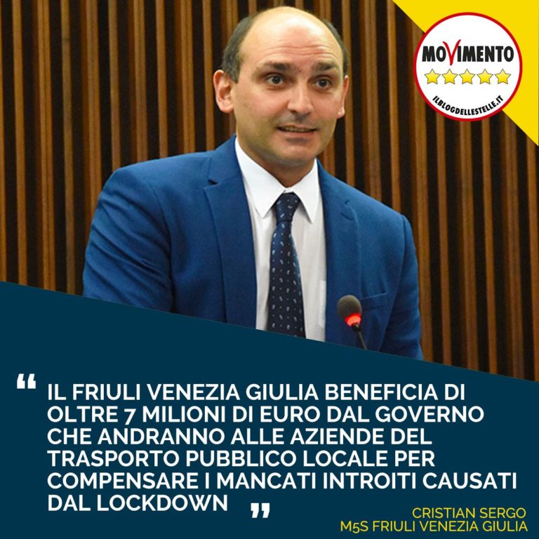 Dal Governo in Fvg oltre 7 milioni per trasporto