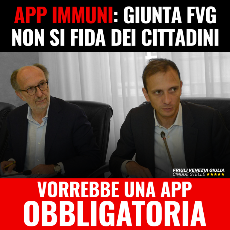 App Immuni, Giunta regionale non si fida dei cittadini