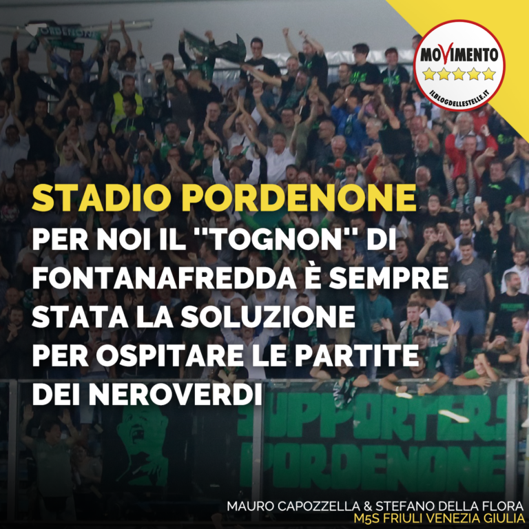 Stadio Pordenone, per noi Fontanafredda è sempre stata la soluzione