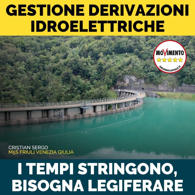 Derivazioni idroelettriche, i tempi stringono