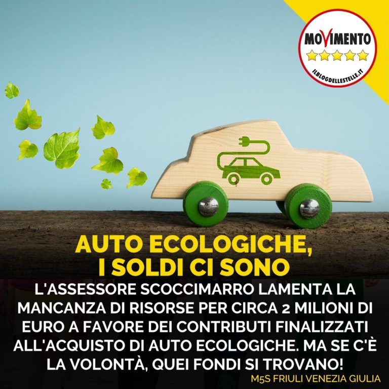 Auto ecologiche, i soldi ci sono