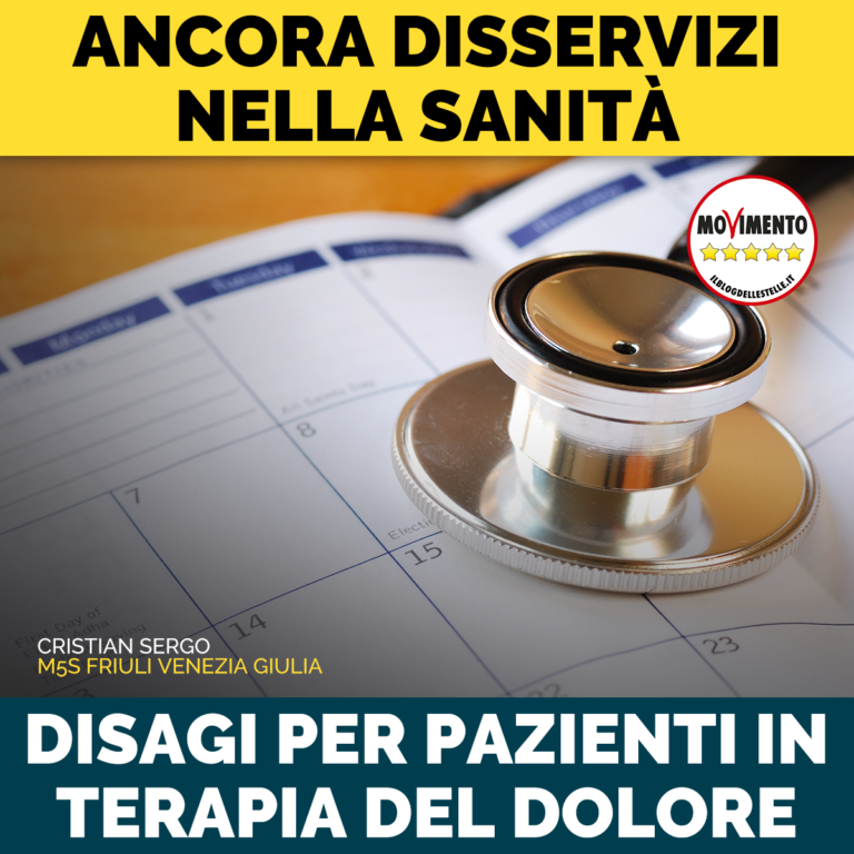 Disagi per pazienti terapia del dolore in ASUFC