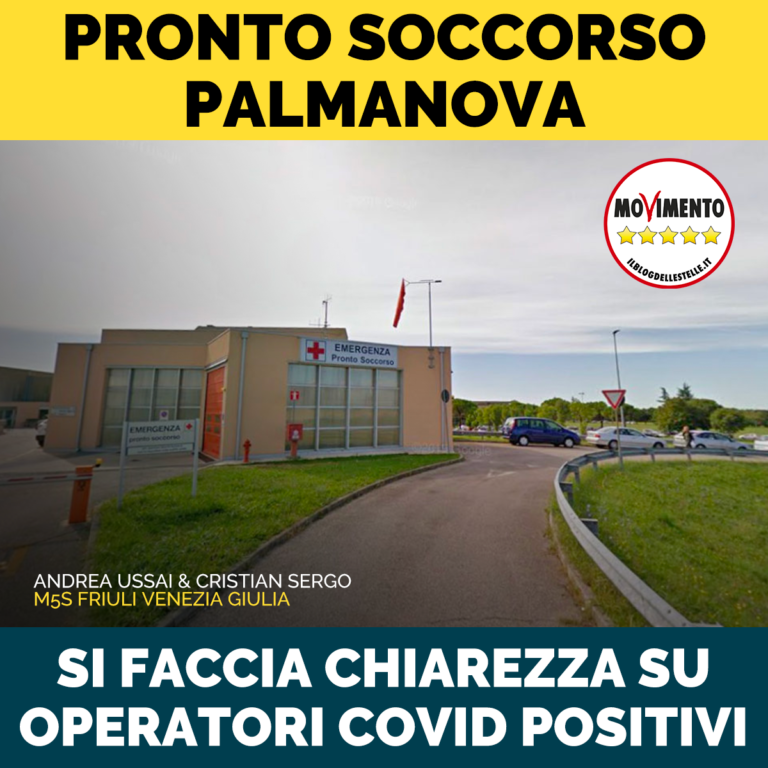 Interrogazione su casi Covid in Pronto Soccorso a Palmanova