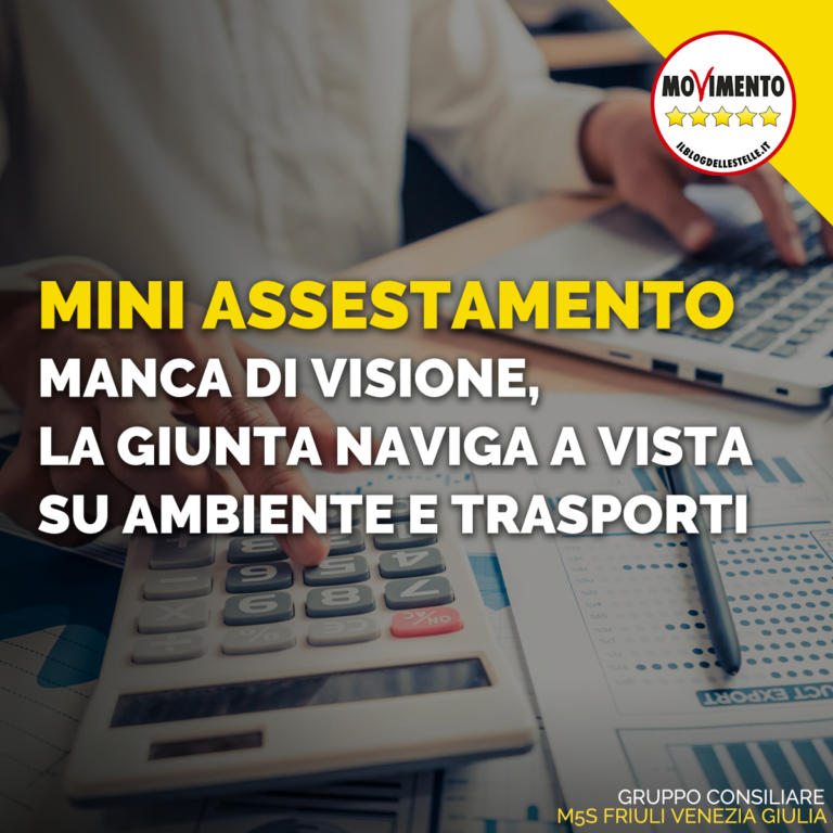 Mini assestamento, Giunta naviga a vista su ambiente e trasporti