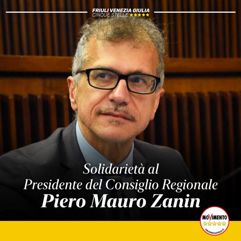 Solidarietà al Presidente del Consiglio Regionale