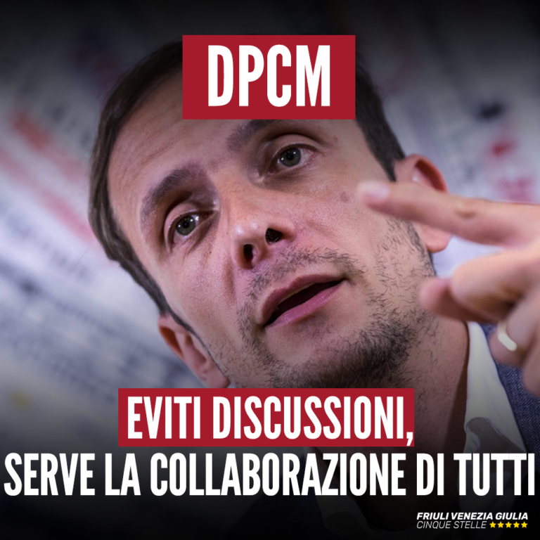 Dpcm, Fedriga eviti solito balletto propagandistico