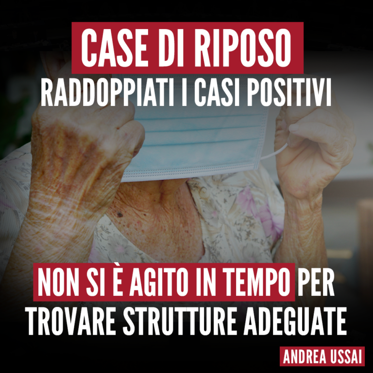 Case di riposo, piani pandemici crollati come castelli di carta