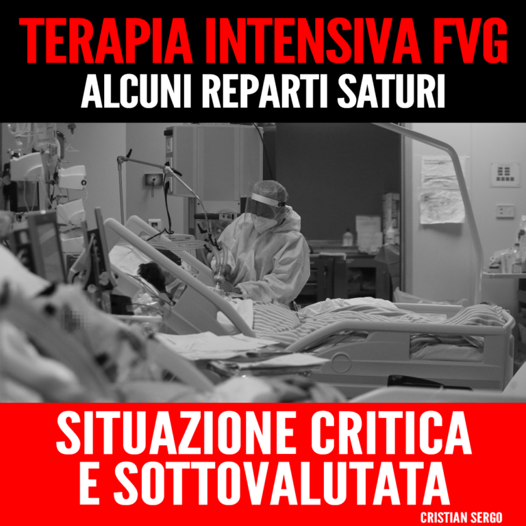 Saturazione posti terapia intensiva, situazione critica e sottovalutata