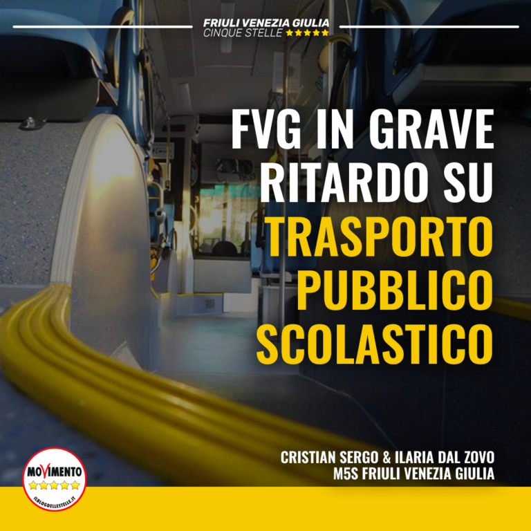 FVG in ritardo su trasporto pubblico scolastico