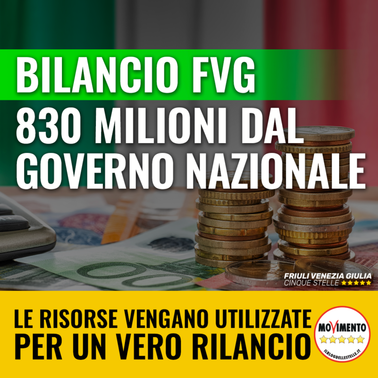 Bilancio regionale possibile grazie a fondi del Governo