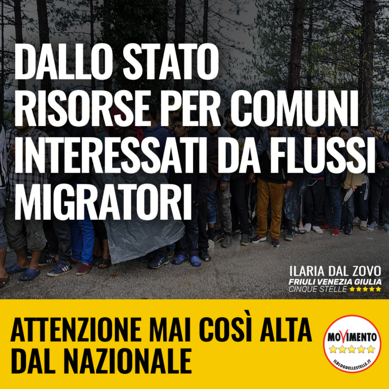 Dallo Stato risorse per Comuni interessati da flussi migratori