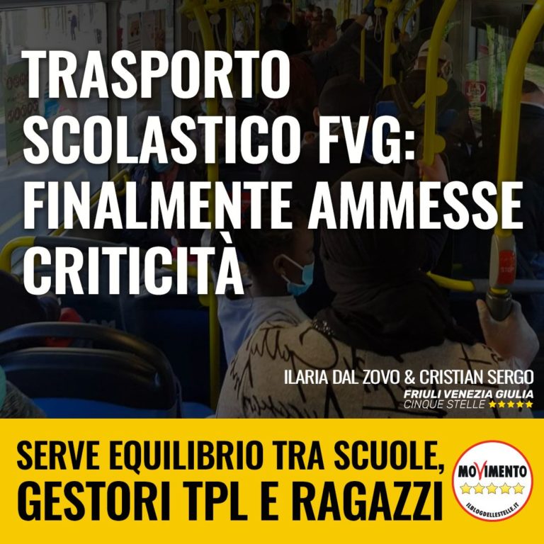 Trasporto scolastico, finalmente ammesse criticità