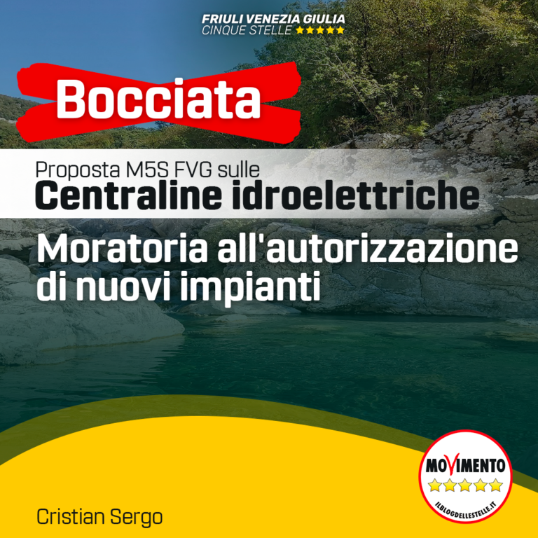 Bocciata la moratoria su minicentraline idroelettriche