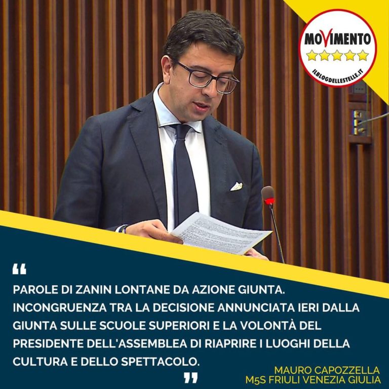 Parole di Zanin lontane da azione Giunta